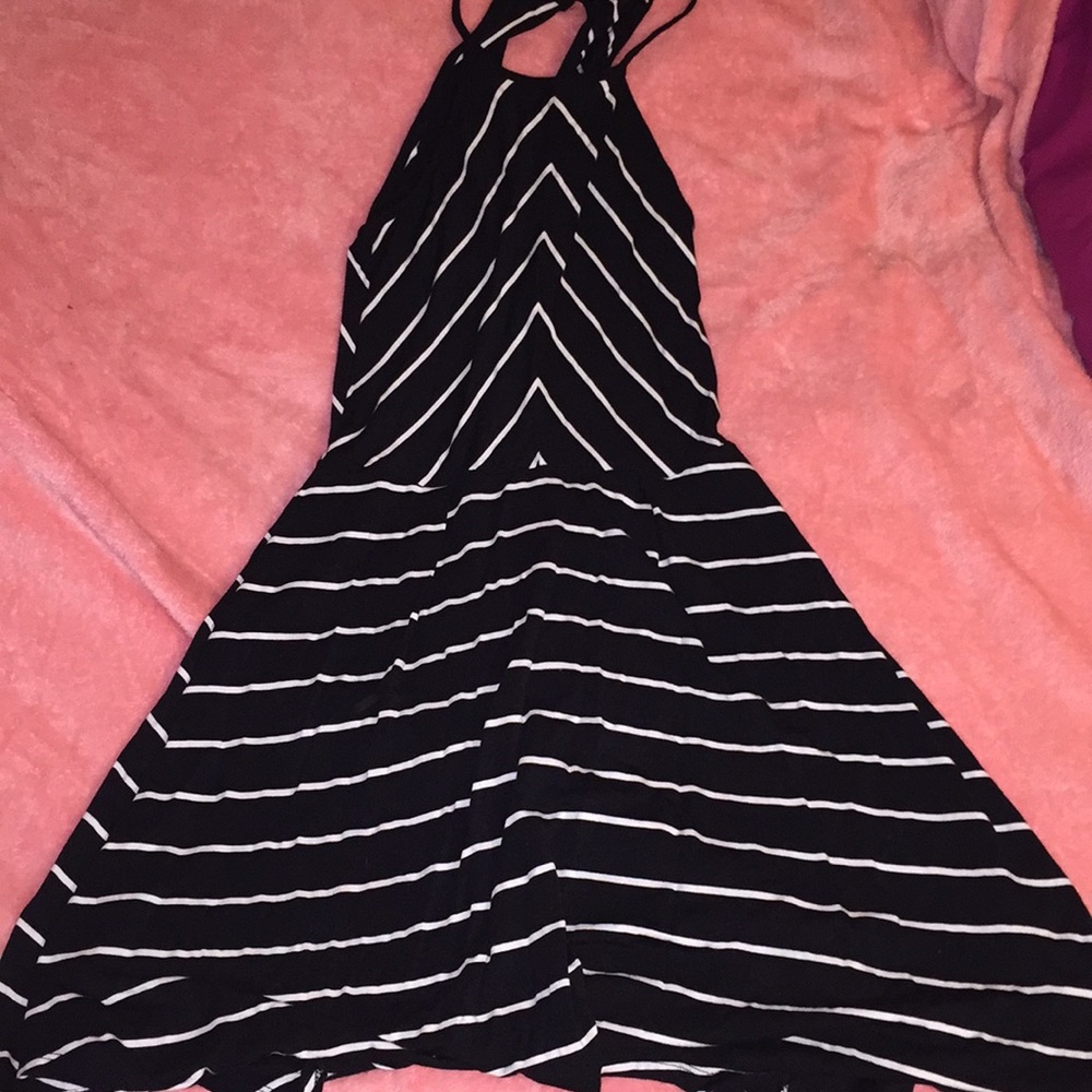Black and white dress